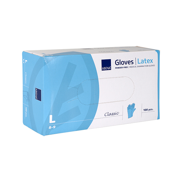 gloves latex pf blue L 3930